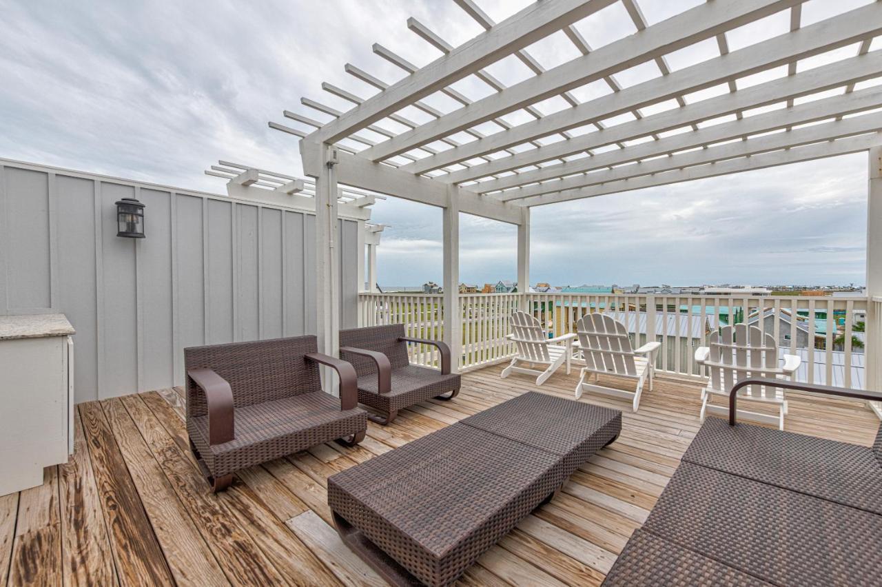 Blowfish Bungalow Rooftop Balcony, Boardwalk To Beach Villa Port Aransas Exterior foto